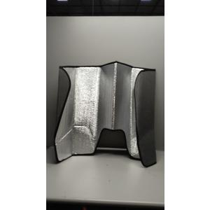51x21  Foldable Silver Windshield Sunshade | Blocks 99% UV Rays | Protects & Cools Vehicle Interior
