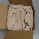 MIULEE Cream Sheer Curtains 72 Inches Long, 4 Panels Set, Light Filtering Rod Pocket Voile Drapes for Living Room and Bedroom, Airy Soft Fabric Window Treatments, 42 x 72 Inches