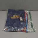 Aviski 16PCS Christmas Tote Treat Non-Woven Gift Bags with Handles for Gifts Wrapping Shopping, Xmas Party Supplies, 12.29.84.53inch (Red & Green & Blue)