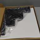 Lifewit Perfume Organizer, Bedroom Decor, Cologne Cupcake Stand, Tool-Free Assembly, Makeup Display Shelf for Vanity Bathroom Counter Storage, Black, 30 cm/12", 2 Pcs