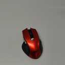 acer Wireless Mouse for Laptop, 2.4GHz Computer Mouse 3 Adjustable DPI Office Cordless USB Mice with USBA Receiver, 6 Buttons, 1600 DPI, Medium to Large Sized Hands (Red)