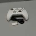 PeriphX Wireless PC Controller with 1000Hz Polling Rate, Switchable Hall and Tactile Triggers, Hall Joysticks, Turbo, Macro, RGB Lighting, 2.4G Bluetooth Wired, Compatible with Windows PC/ Switch/Steam Deck/Android/iOS (Off-White)