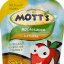 5 x Mott's Snack and Go Applesauce, Natural, 3.2 oz (EXP 05/07/26)