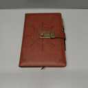 Kesote Diary with Lock, Refillable Journal with Lock Diary Organizer with Pen, Vintage Faux Leather A5 College Ruled Lined Pages Locking Journal Notebook (Brown)