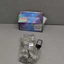 WATERGLIDE Outdoor Christmas Net Lights, 12FT x 5FT 360 LED Mesh String Light with 8 Lighting Mode, Connectable Waterproof Lights for Garden Tree Bushes, Holiday Wedding Party Decoration, Red & Green