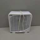 EZ-CHILL 9" Electric Portable 2-Speed, Quiet Box Fan, Ideal for Home, Bedroom, Dorm, & Office, BP-9B (White)