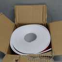 Flexible Baseboard Molding Trim 4Inch x 10Feet White Vinyl Wall Base Self-Adhesive, Peel and Stick Baseboard Molding Rubber Baseboard, Peel and Stick Trim Molding Baseboard Trim(4in x 10ft, White)