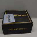 Poker Whiskey Decanter Sets for Men, 27oz Whiskey Decanter Set with Tray, Spout & Stones,Casino Liquor Decanter Dispenser Decanters for Alcohol Tequila Decanter Bourbon Gifts for Men Dad Him Husband