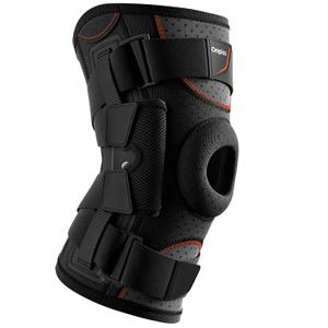 Hinged Knee Brace for Knee Pain Knee Braces for Meniscus Tear Knee Support with Side Stabilizers for Men and Women Patella Knee Brace for Arthritis Pain Running Working Out Black (XXX-Large)