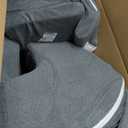 My Brest Friend Twin Nursing Pillow - Enhanced Comfort with Slipcover - Ultimate Ergonomic Support for Breastfeeding- Adjustable Strap and Silent Release Buckle with Handy Side Pocket, Evening Grey