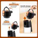 Glass 2 In 1 Olive Oil Dispenser Bottle for Kitchen Gadgets, Olive Oil Sprayer for Cooking 17.2oz/511ml (Transparent)