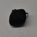 MLVOC Travel Pillow 100% Pure Memory Foam Neck Pillow, Comfortable & Breathable Cover, Machine Washable, Airplane Travel Kit with 3D Contoured Eye Masks, Earplugs, and Luxury Bag, Standard (Black)