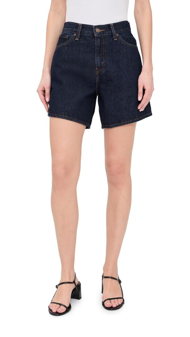Levi's Women's High Baggy Shorts, Crystal Gray, 26