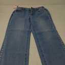 Kedera Women's High Waisted Jeans Stretchy Pearl Beaded Jeans Wide Leg Casual Denim Trousers Y2K Trendy Baggy Pants (Medium, Blue)