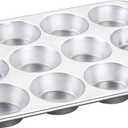 Nordic Ware Natural Aluminum Commercial Muffin Pan, 12 Cup