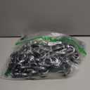 2 Pieces 6 Feet Halloween Chain Props Fake Halloween Plastic Chain Decorations for Prisoner Cosplay Chain Links for Halloween Party Haunted House Accessories