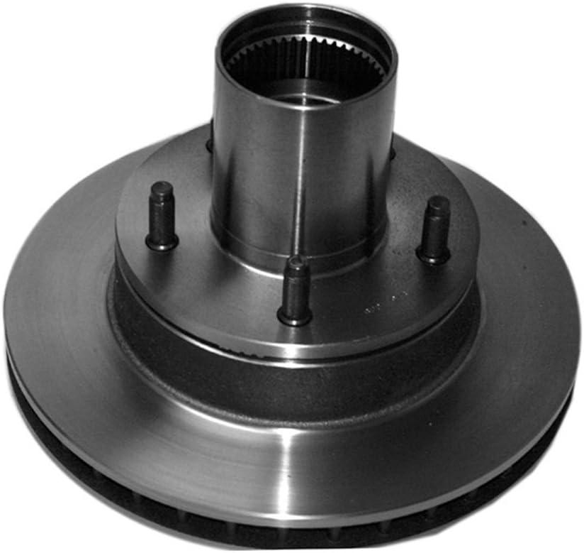 Raybestos R-Line Replacement Front Disc Brake Rotor and Hub Assembly - For Select Year Ford Bronco, F-100 and F150 Models (66297R)