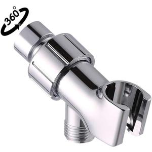 Adjustable Shower Arm Mount- with Universal Wall Hook Bracket and Brass Pivot Ball, NearMoon Shower Head Holder for Hand Held Showerheads