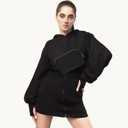 Waist Belt Bag Fashion Fanny Women and Men Gift Waist Pack With Adjustable Strap For Travel Running Hiking Walking Black