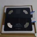 RENPHO Rechargeable Smart Scale for Body Weight, Electronic 13 Body Composition Monitors sync with App, Bluetooth Digital Bathroom Scales, Elis 1, Black, 396 lbs