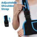 mosago kids arm sling, Lightweight & Breathable Medical Sling with Adjustable Shoulder Strap, Shoulder Mesh Immobilizer Slings for Elbow Injury/Torn Rotator Cuff/Wrist Injury/Surgery, Right or Left