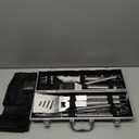 Kaluns Grilling Accessories, Dad Gifts for Fathers Day, Mothers Day Grilling Gifts, Heavy Duty Stainless Steel BBQ Tool Set for Outdoor Grill with Aluminum Case and Apron, Birthday Gifts for Men