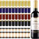 30pcs Wine Sealer for Wine Bottles, Wine Bottle Resealer Kit for Cruise with PVC Heat Shrink Capsules, 30pcs Cork Stoppers and 40pcs Heat Shrink Capsules, Perfect for Home Use and Cruises