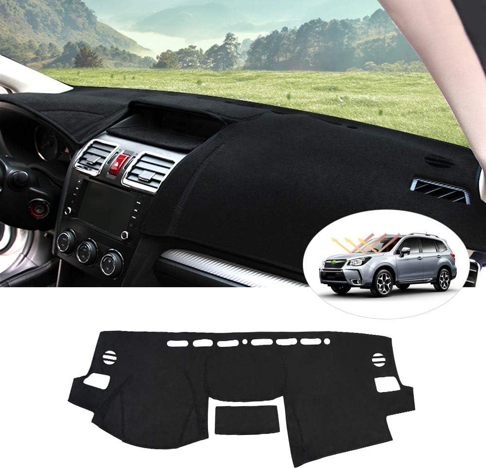 Cartist Dashboard Cover Mat for Subaru Forester 2014 2015 2016 2017 2018 Accessories Dash Cover Flannel Dash Mat Sunshade Glare UV Rays Protector