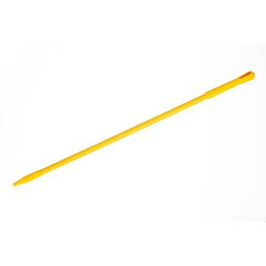 SPARTA 48" Fiberglass Replacement Handle with 3/4" Acme Thread Tip, Polyester Veil Reinforced, Hanging Cap, Commercial Cleaning, Yellow