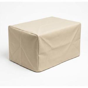 Universal Fabric Cover for Bins or Furniture, Beige, 22"x15"x11", Durable Dust Protection