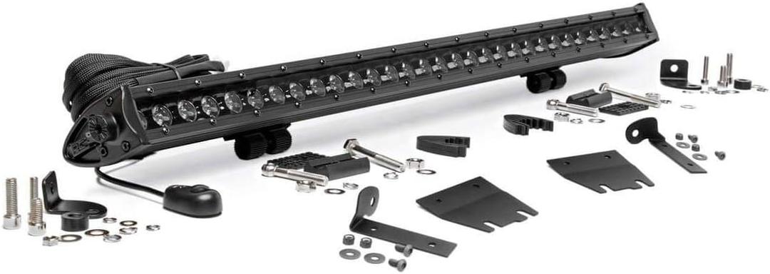 Rough Country 30" Black Series LED Hood Light Kit for 18-23 Jeep JL/JT - 70054