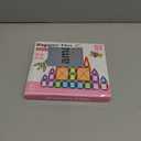 Mini Magnetic Tiles,78PCS Travel Magnetic Tiles Set with Iron Box,Portable Building Blocks for Kids Ages 3+,Car Airplane Travel Essentials Kids Toy,Creative STEM Toys Birthday Gift for Boys & Girls