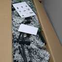 Max4out 6 FT Christmas Tree Snow Flocked Artificial, Full Xmas Tree with 800 Automatically Expanding Branch Tips, Foldable Metal Stand and Hinged Branches, Holiday Decoration for Home, Party, Green