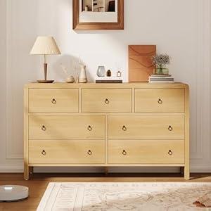 IDEALHOUSE 3 Drawer Dresser for Bedroom, Dresser Chest of Drawers with Handles, Nightstand Organizer with for Bedroom, Living Rooms, Offices, and Entryways 