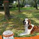 100FT Extra Long Dog Leash for Dog Training, Reflective Threads Check Cord Dog Leash, Heavy Duty Dog Lead for Large Medium Small Dogs Outside Walking, Playing, Camping, or Yard