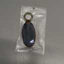 Leather Key Fob Cover, Leather Key Case Full Protector Compatible with Ioniq 6 Grandeur KONA Santa Fe 7 Buttons smart Key (Blue)