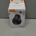 MEETION Ergonomic Mouse, Wireless Vertical Mouse RGB Backlit Rechargeable Mice for Bluetooth(5.2 + 3.0) & USB-A with USB-C Adapter 4 Adjustable DPI for Mac/Windows/Andriod/PC/Tablet/iPad Black