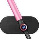 ORYNNE 1.25 Inch Curling Wand for Long Hair, Extra Long Barrel Ceramic Hair Wands, 7 Adjustable Heats, 110-240V Dual Voltage Thick Wand Curling Iron, 60 Minutes Auto Shut Off