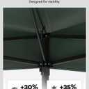Garveelife 11x11 Pop Up Gazebo Tent with Mosquito Netting, Outdoor Canopy Shelter Easy Setup, Water & UV Resistant - Green