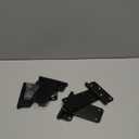 Wmebee 5 in T-Strap Heavy Duty Gate Hinges 260 Lbs Capacity,4 Pack Extra Thick Shed Door Tee Hinges, Black Wrought Hardware for Wooden Fences, Barn Door, Screws Included (Black, 5 in -4 pcs)