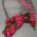 10 PCS Bougainvillea Artificial Flowers 30" Silk Fake Bougainvillea Branches Faux Flowers Vines for Home Garden Wedding Party Indoor and Outdoor Floral Arrangement and DIY Decor Rose Red