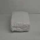 DROVAN Mattress Pad King Size - Extra Thick Mattress Cover - Pillow Top Deep Pocket with Breathable 7D Spiral Fiber Filling Cooling Mattress Topper (White)
