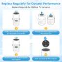 2 Pack Core Mini Replacement Filter for LEVOIT Core Mini-P Air Purifiers, Core Mini-RF Filter Replacement