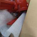 Fill-Rite FR152 Piston Hand Pump with Hose & Nozzle Spout, Red