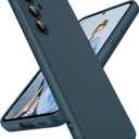 LeYi for Samsung S23 FE: Ultra Slim Shockproof Protective Galaxy S23 FE Phone Case with Soft Microfiber Lining, Anti-Scratch Funda para Basic Case (Blue)