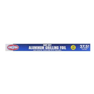 Kingsford Heavy Duty Aluminum Grilling Foil - Durable Wrap For Babecuing, Cooking, Steaming, and Food Storage - 27.5 Sq. ft Roll 2 Pack