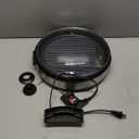 Elite Gourmet EMG6505G 12" Smokeless Indoor Electric BBQ Grill with Glass Lid Dishwasher Safe, Nonstick, Adjustable Temperature, Fast Heat Up, Low-Fat Meals Easy to Clean Design