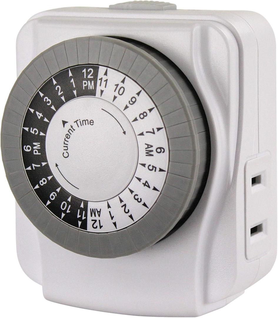 Prime Wire & Cable TNI2412 1-Outlet Push Pin Timer