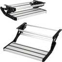 LEADALLWAY RV Step Camper Stair Folding Manual Single Drop Down Steps