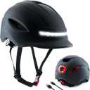 Masdio Lightweight Bicycle Helmets with LED Lights, Adult Bike Helmets, Large & Standard Size, Helmets for Adults